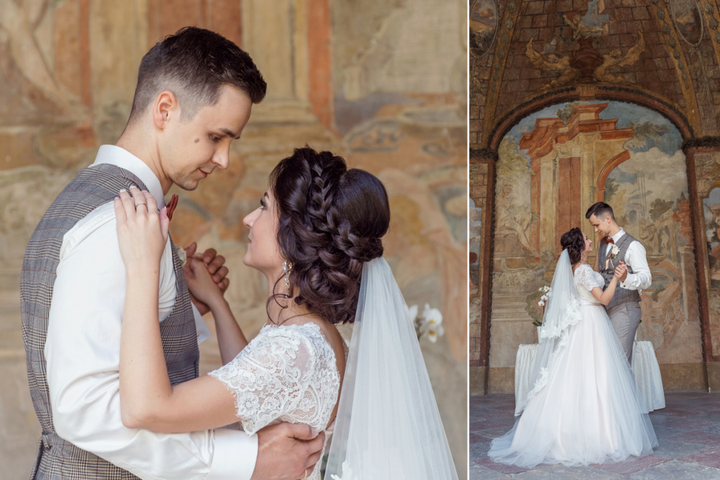 Нежная пражская свадьба, Чехия, Фотограф Динара Кулешова, #380853
