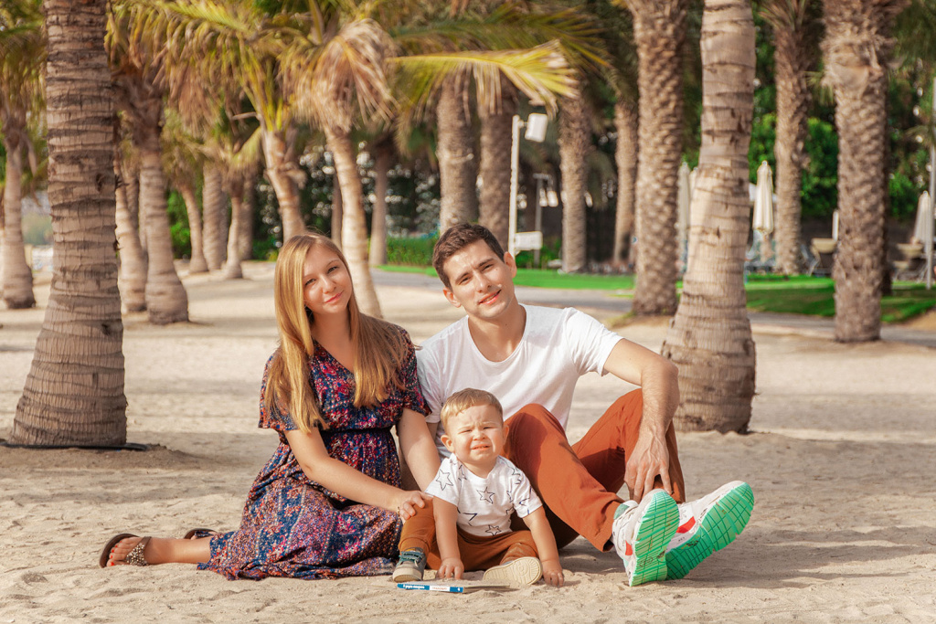 Семейная фотосессия на Пальмовом острове в Дубае, Дубаи, Фотограф Anna Shu, #381899