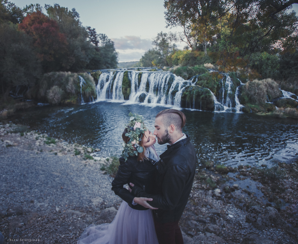 Свадьба у водопада Босния и Герцеговина, Босния и Герцеговина, Фотограф Елена Швайгер, #384732