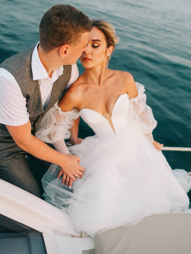 Свадебная фотоссесия на яхте, Черногория, Фотограф Наталья Порошина, #394536