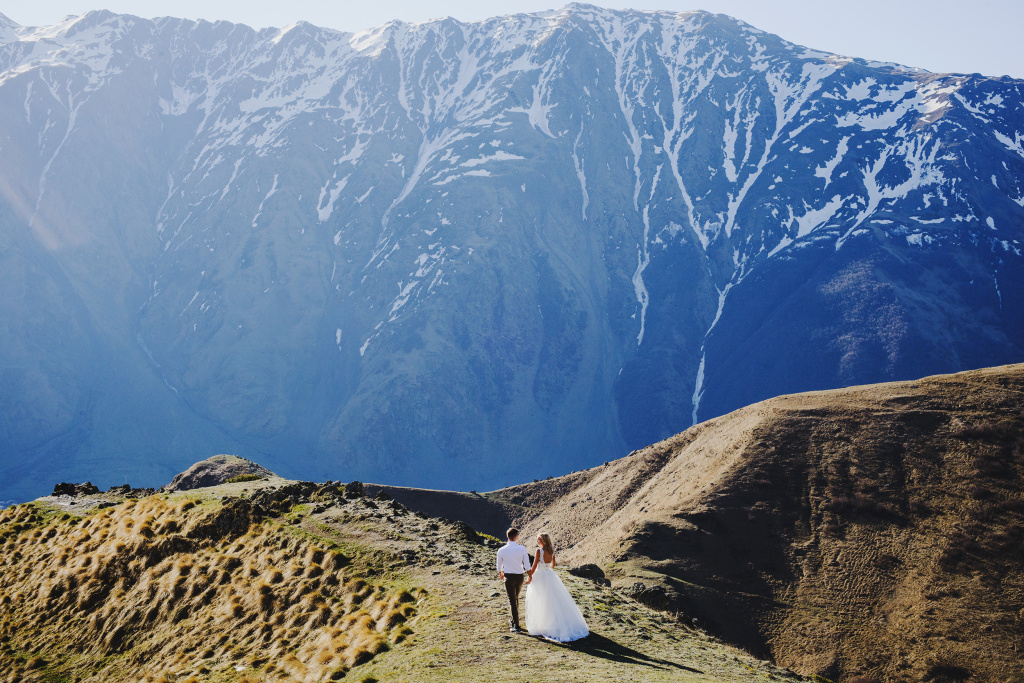 Свадебная съемка в горах Грузии