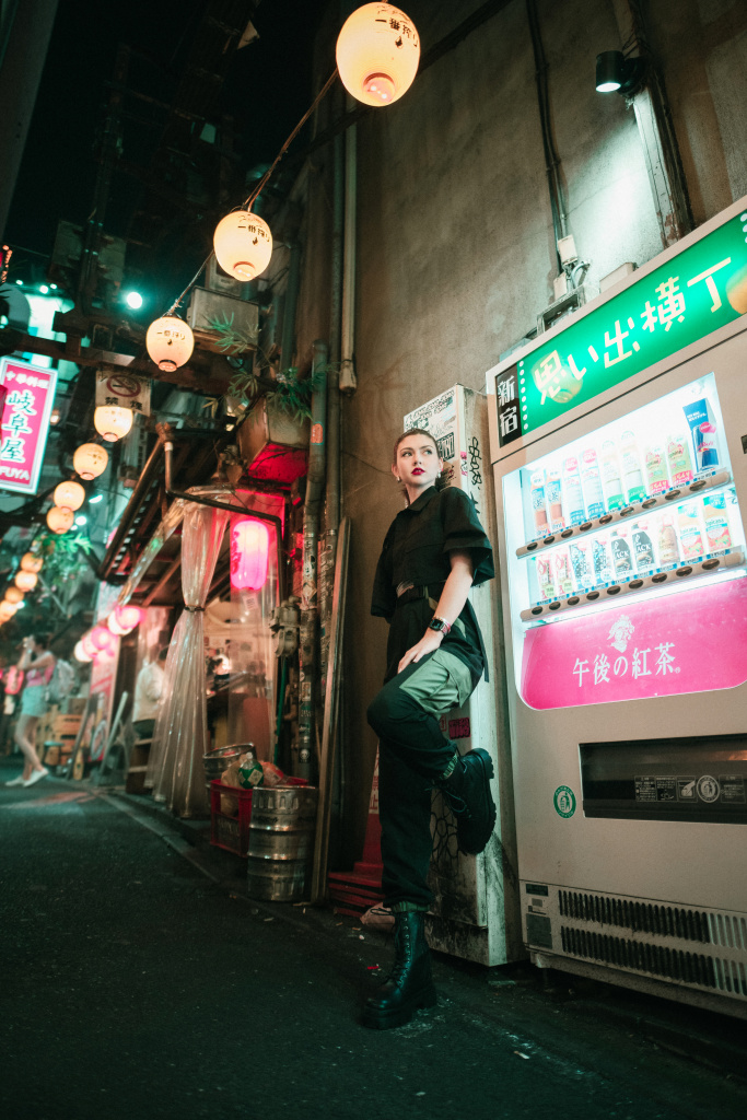 Фотосессия в ночном Синзюку (жарким летом), Токио, Фотограф Пётр Губанов, #403406
