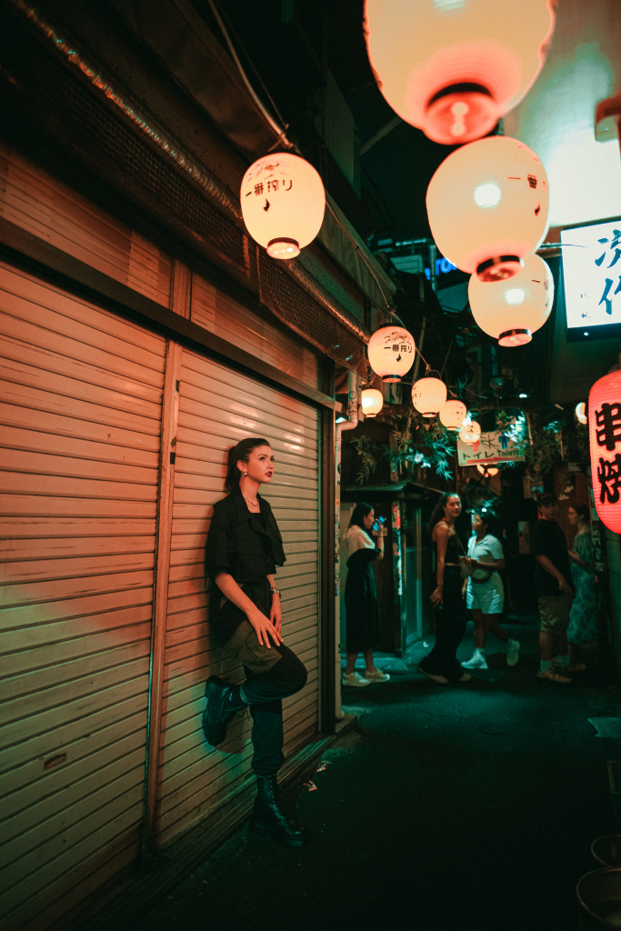 Фотосессия в ночном Синзюку (жарким летом), Токио, Фотограф Пётр Губанов, #403412