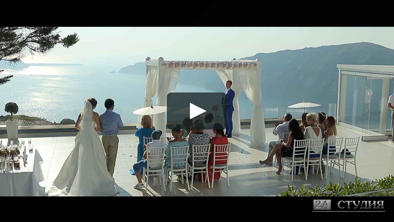 Видео на свадьбу в Греции
