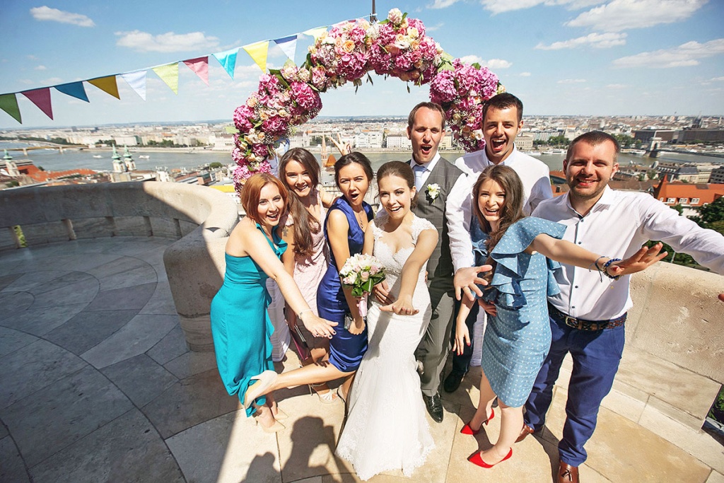 Свадьба в Будапеште на террасе