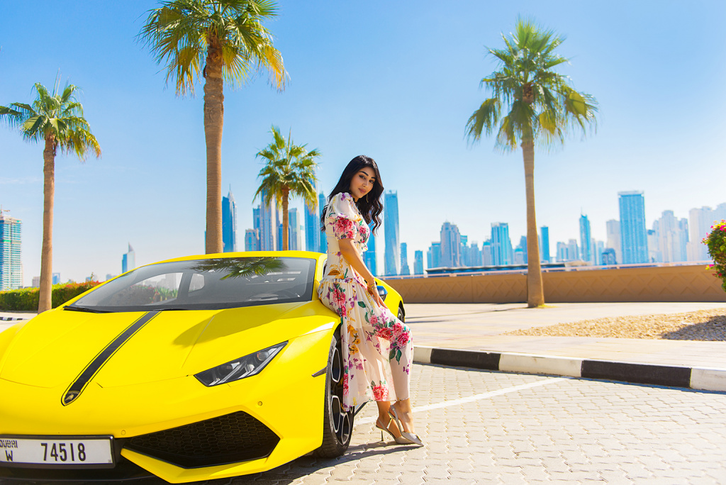 Фотосессия в Дубаи с машиной