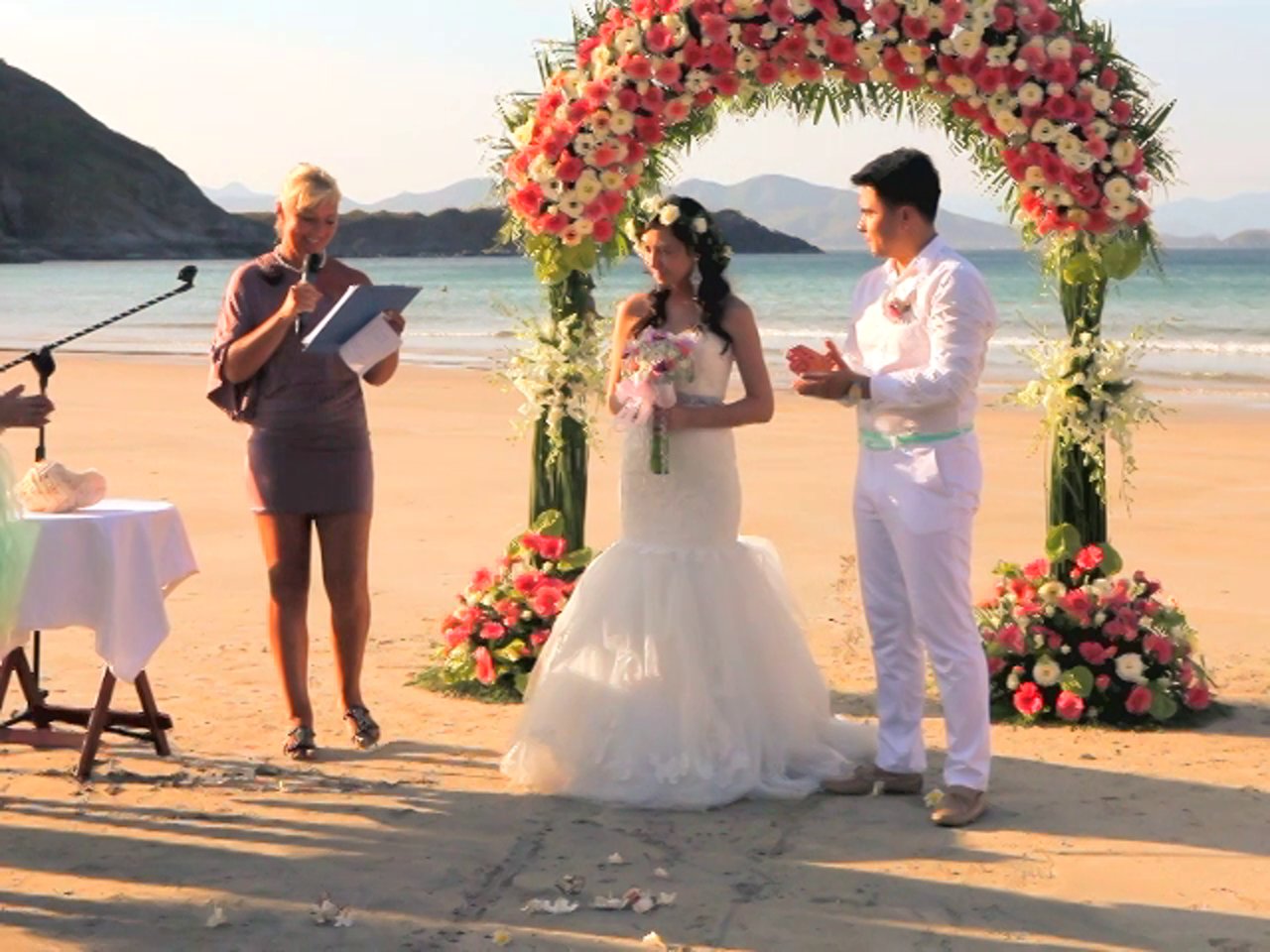 Видео-клип, Вьетнам, г. Нячанг, свадьба