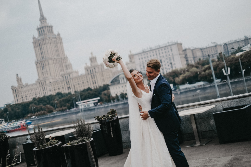 Свадебная прогулка в Москве