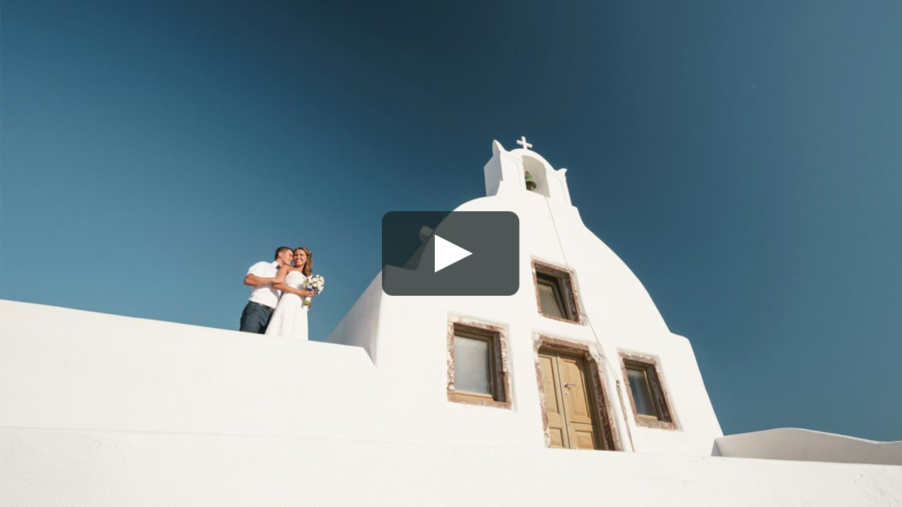 Свадьба в Греции на Санторини