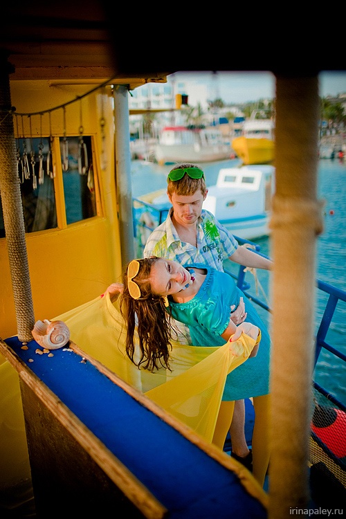 YeS!  Алина и Андрей на желтой субмарине :), Кипр, Фотограф Ирина Палей, #41403