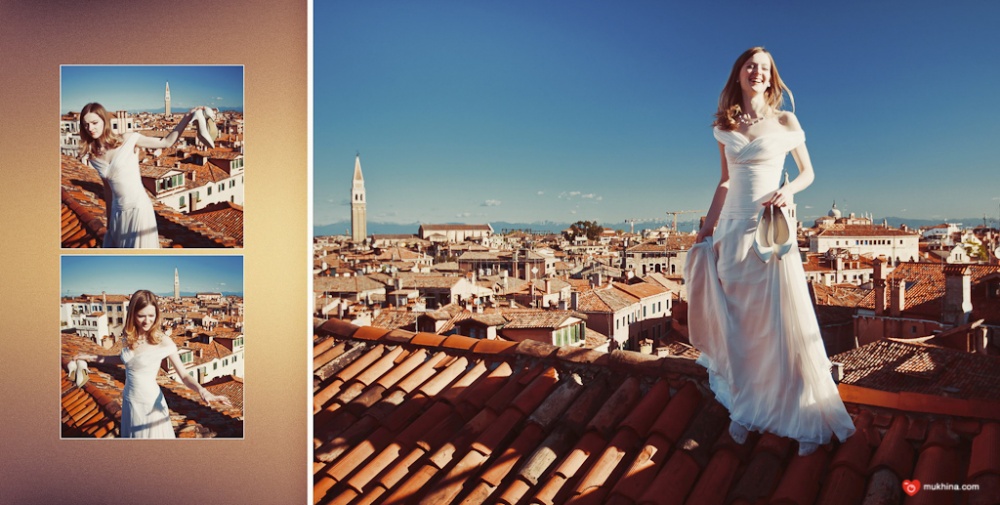 Альбом со свадьбы в Венеции, Италия, Фотограф Екатерина Мухина, #24543