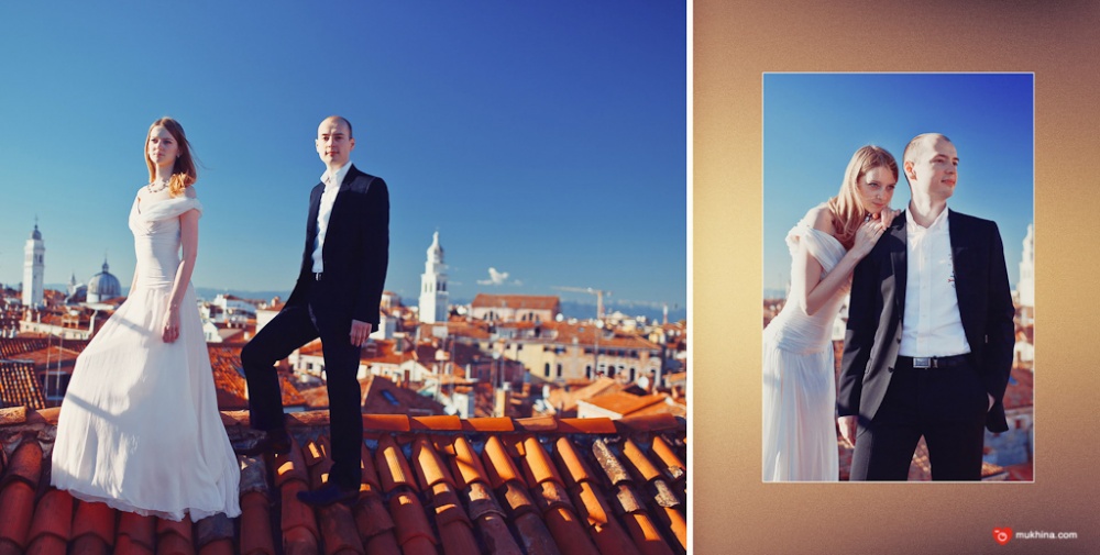 Альбом со свадьбы в Венеции, Италия, Фотограф Екатерина Мухина, #24547