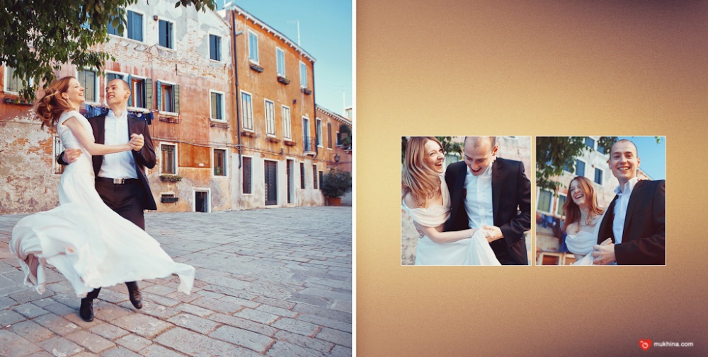 Альбом со свадьбы в Венеции, Италия, Фотограф Екатерина Мухина, #24550