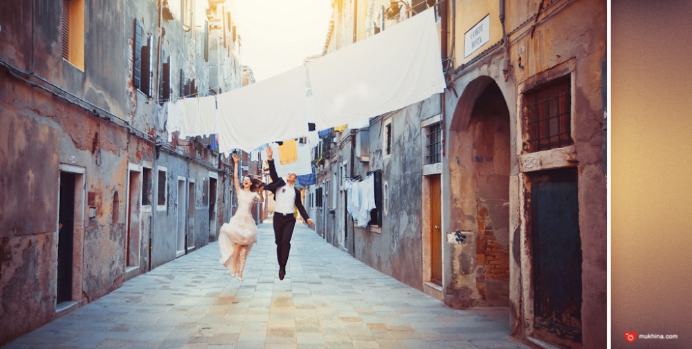 Альбом со свадьбы в Венеции, Италия, Фотограф Екатерина Мухина, #24552
