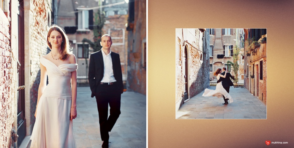 Альбом со свадьбы в Венеции, Италия, Фотограф Екатерина Мухина, #24553