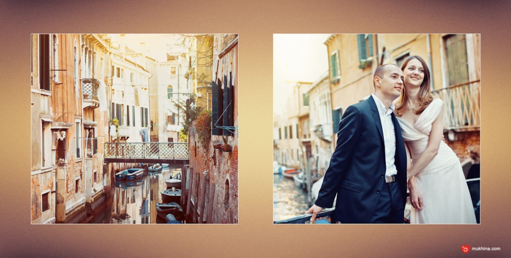 Альбом со свадьбы в Венеции, Италия, Фотограф Екатерина Мухина, #24554
