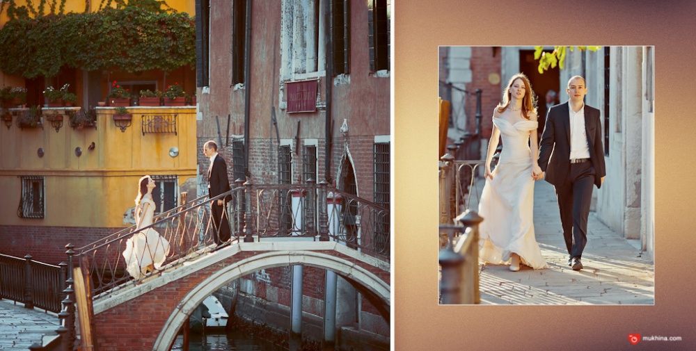 Альбом со свадьбы в Венеции, Италия, Фотограф Екатерина Мухина, #24555