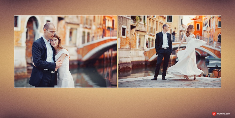Альбом со свадьбы в Венеции, Италия, Фотограф Екатерина Мухина, #24556