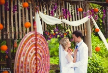 Hand-made wedding ceremony in Sri Lanka