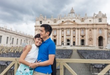 Jennifer and Ho in Rome