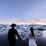 Рейнисфияра. Свадебная съёмка в Исландии