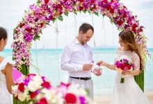 Свадьба на Самуи - свадебная церемония на пляже