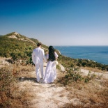 Фотосессия на берегу черного моря