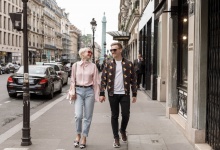Александр и Юлия -  love story фотосессия в Париже