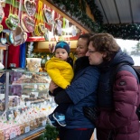 Фотосессии с малышами на рождественской ярмарке в Вене