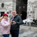 Алина и Владимир love story в февральской Вене