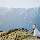 Любить в горах - свадебная фотосессия в Грузии