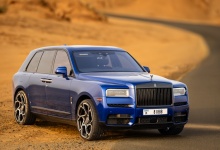 Фотосессия Rolls-Royce Cullinan в песках Дубая