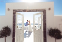 Gala & Andrey Santorini wedding