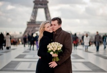Романтическая фотосессия в Париже