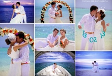 Свадьба на берегу Индийского океана.